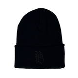 BEANIE - BLACK/BLACK