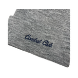 BEANIE - HEATHER GREY/BLUE