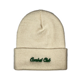 BEANIE - SAND/GREEN