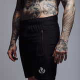 HIGH SPLIT SHORT - BLACK