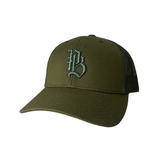 TRUCKER CAP - GREEN ON GREEN